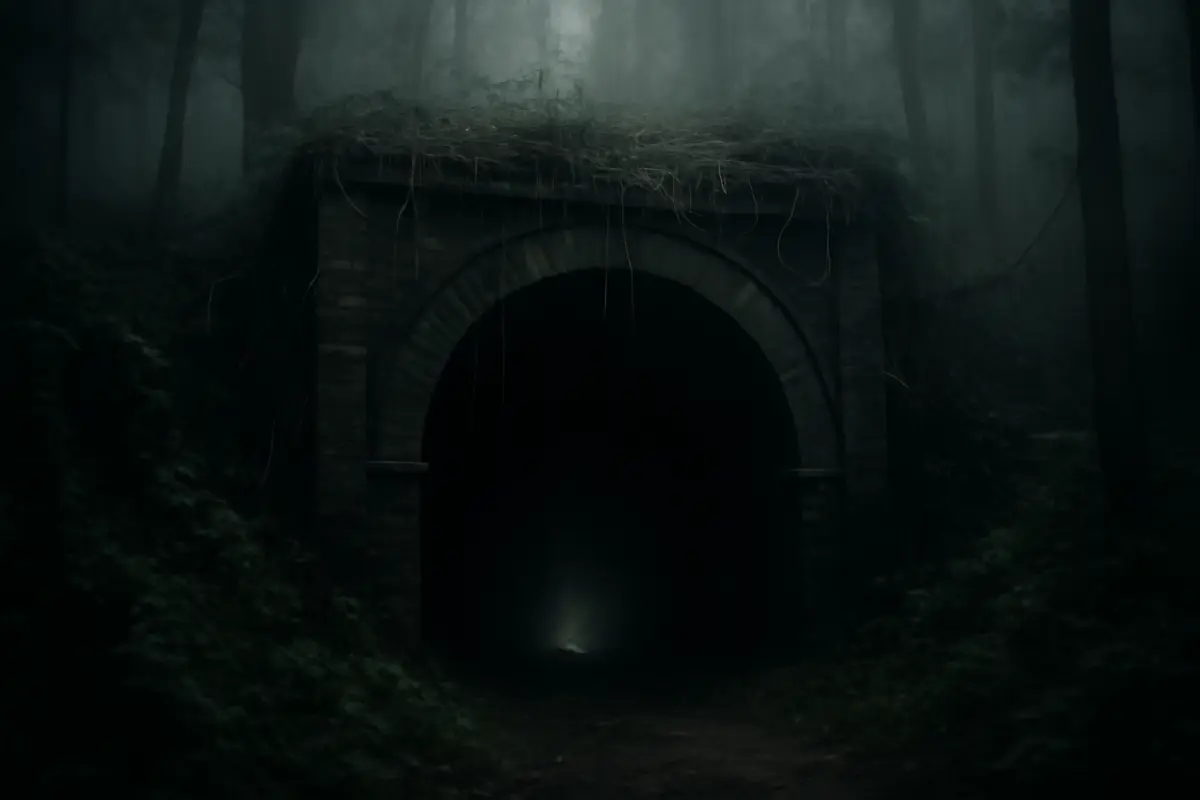 Kazefuki Tunnel, Shizuoka, Japan - abandoned Meiji-era tunnel