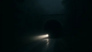 the haunted story of night and daytunnel at night