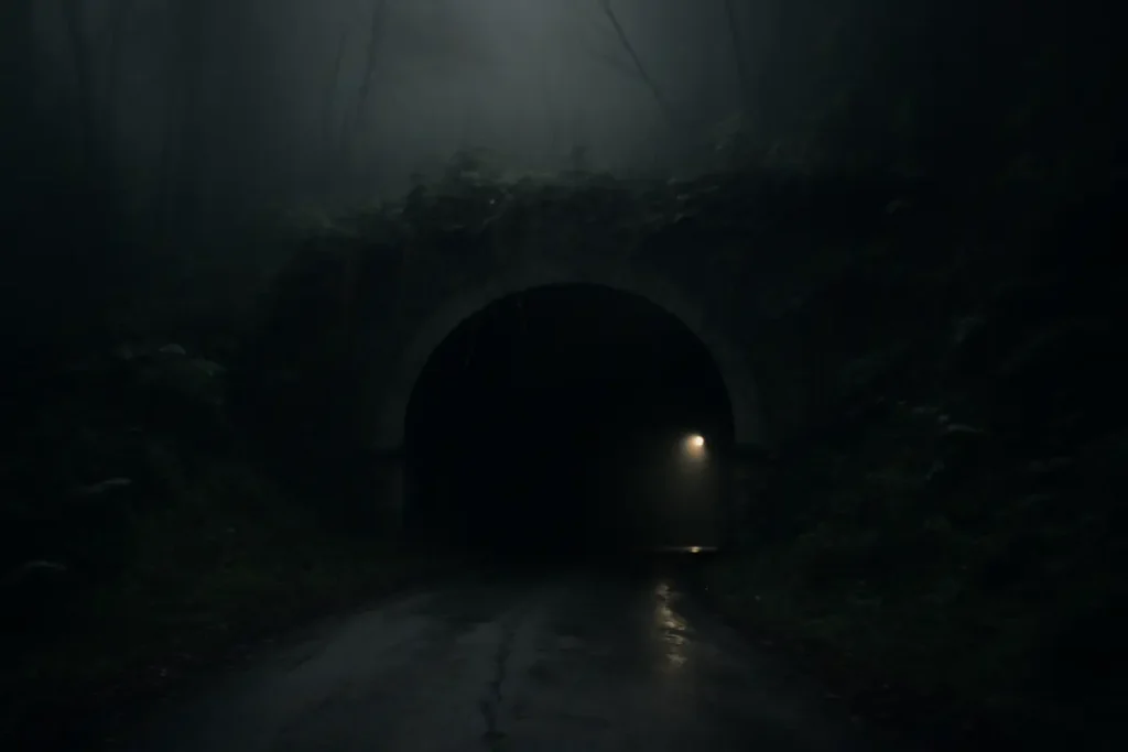Unverified Japanese mountain tunnel